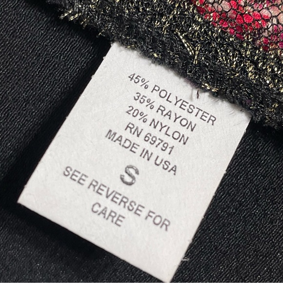 Studio VK Boho Mixed Media Sheer Cardigan Size S - Picture 6 of 6